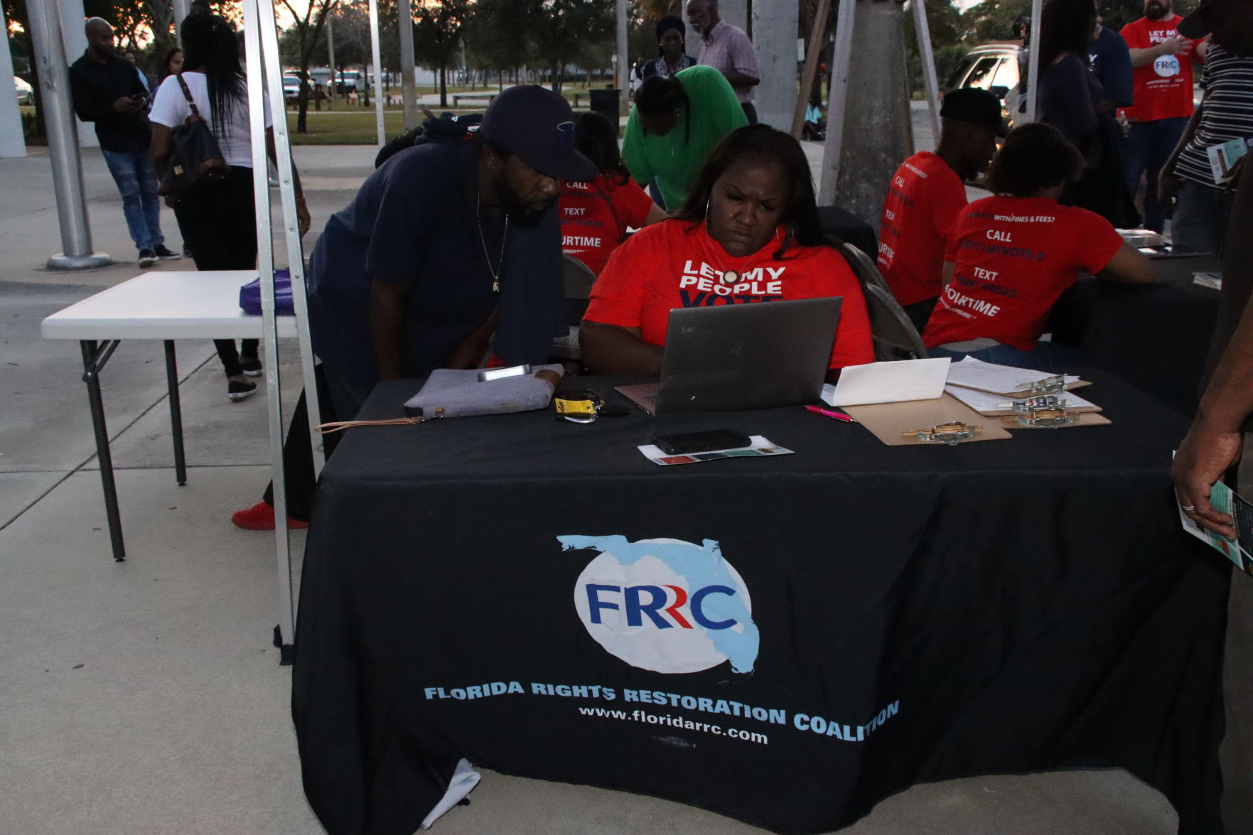 Florida Right Restoration Coalition block party